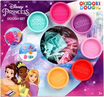 KSIĘŻNICZKI DISNEY PRINCESS !! CIASTOLINA MODELINA