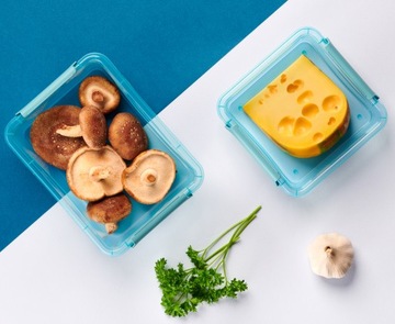 Пищевые контейнеры 12 шт BPA FREE пластиковые с крышкой для холодильника