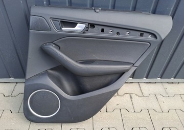 AUDI Q5 8R BOCZEK DRZWI PRAWY TYŁ SKÓRA ROLETA