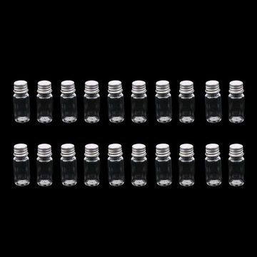 20 пустых прозрачных флаконов/10 ампул.