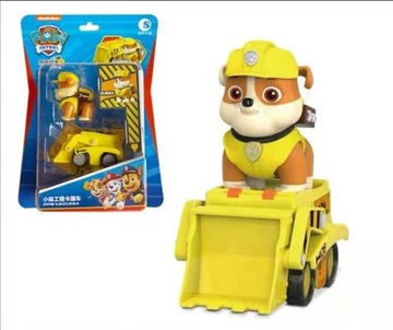 PSI PATROL RUBBLE FIGURKA POJAZD SPYCHACZ BULDOŻER