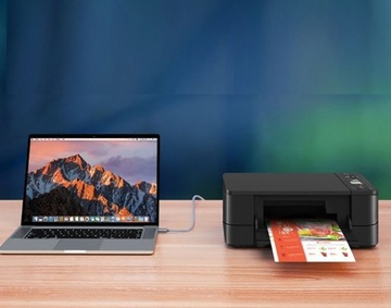 Кабель USB C — ПРИНТЕР USB тип C — USB B, 1 м QGeeM