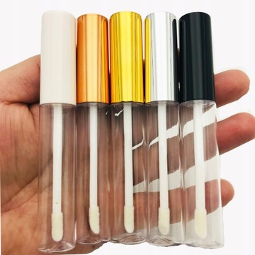 10/50pcs New 10ml Refillable Lip Gloss Tubes