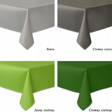 СКАТЕРТЬ СТОЙКАЯ К ПЯТЯНИЯМ - 140X280 - ПОЛНАЯ ГЛАДКАЯ БЕЛАЯ