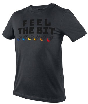 ФУТБОЛКА NEO Tools С ПРИНТОМ, FEEL THE BIT, РАЗМЕР M