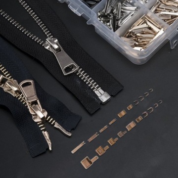 32 комплекта Прочный набор швейных молний с фиксирующими булавками и ограничителями