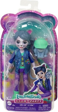 ENCHANTIMALS LALKA COLE CAT chłopak kot + Claw HNT59