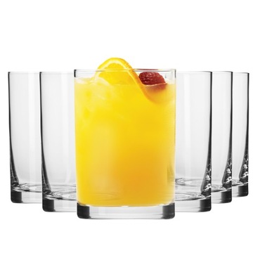 Szklanki literatki do soku Basic KROSNO 6szt 150ml