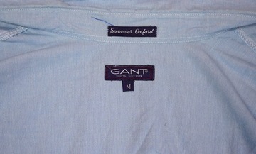 GANT SUMMER OXFORD _ KOSZULA KRÓTKI RĘKAW _ M _ MEN _ 100% BAWEŁNA