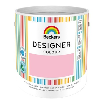 Farba do wnętrz BECKERS COLOUR Candy Pink 2,5L
