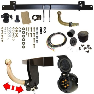 AUTOMAT HAK + WIĄZKA 7PIN DO VOLVO V40 1995-2000