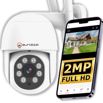 Venkovní Wifi Kamera Otočná Fullhd Senzor Pohybu 2MPx Sledování 4xZOOM