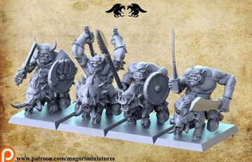 Orc Dire Boar Rider x1 Magori Miniatures
