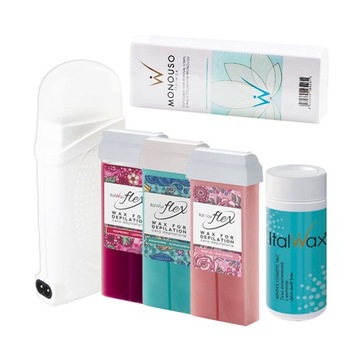 Zestaw ItalWax Wosk w Rolce Żel Podgrzewacz GRATIS