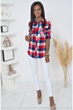 WIOSENNA CASUALOWA KOSZULA W KRATĘ NESSI! WZ.5 M