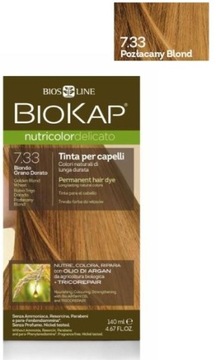 BIOKAP DELICATO farba 7.33 pozłacany blond 140 ml