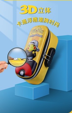 Пенал Pokemon School с держателем на молнии