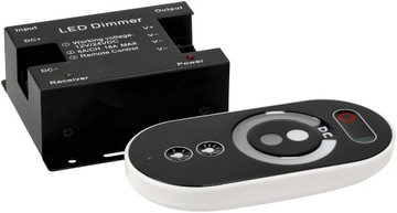 Диммер с пультом дистанционного управления для светодиодной ленты 18А 216Вт 12В постоянного тока / 24В постоянного тока РАДИО
