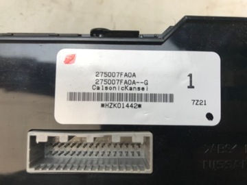 NISSAN ROGUE X-TRAIL III 1720 PANEL KLIMATIZACE