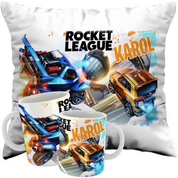 ZESTAW PODUSZKA KUBEK ROCKET LEAGUE DZIECKA Y5