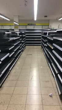 ПОЛКА ДЛЯ МАГАЗИНА ПОЛКА ДЛЯ МАГАЗИНА, настенная, двусторонняя гондола, складская