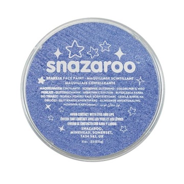 FARBA DO TWARZY BŁYSZCZĄCA NIEBIESKA 18ML SNAZAROO