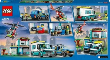 АУТЛЕТ LEGO City Спасательный центр Охранный полицейский госпиталь 60371