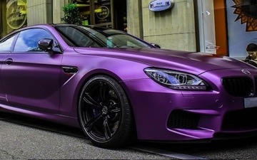 Автомобильная пленка атласная жемчужная ФИОЛЕТОВАЯ 152x10