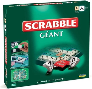 Gra Scrabble Geant j. francuski Duży format