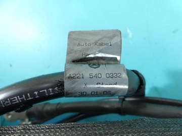 INSTALACE SVAZEK MOTORU A2215400332 3.0 CDI MERCEDES W221