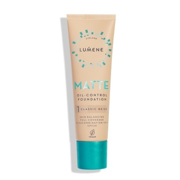 LUMENE MATTE PODKŁAD MATUJĄCY 1 CLASSIC BEIGE SPF 20