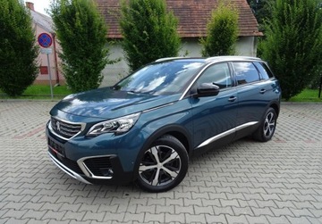 Peugeot 5008 II Crossover 1.2 PureTech 130KM 2017 Peugeot 5008 Bezwypadkowy Serwisowany 1-Wlasciciel Navi Kamera Blis 7-Osob