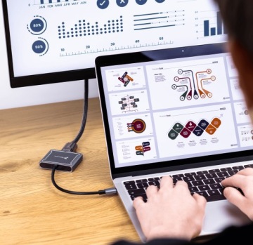 АДАПТЕР-концентратор USB-C Порт дисплея DP 8K 60 Гц PD M1 M2