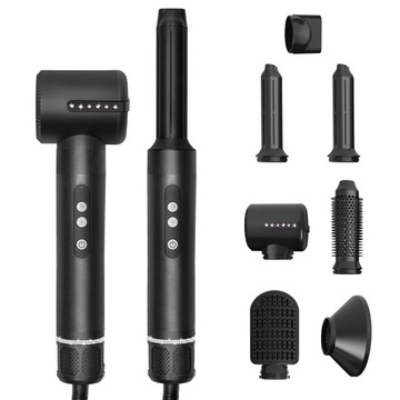 Фен, 110000 об/мин, 7 в 1, фен белого цвета для укладки волос