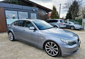 BMW Seria 5 E60 2005 BMW Seria 5 BENZYNA R6 177KM SKORA automat atrakcyjny wyglad okazja, zdjęcie 7