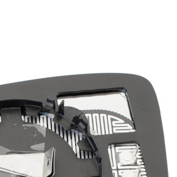 Вставка стекла правого зеркала с подогревом для Opel Meriva A 2003-