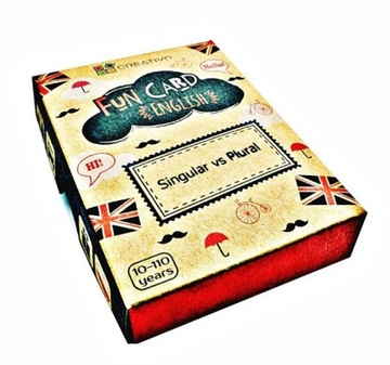 FUN CARD English Singular vs Plural CREATIVO