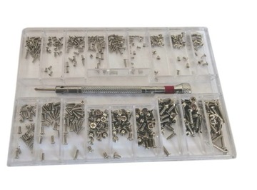 Zestaw śrubek stożkowych M1.2 M1.4 M2 360szt