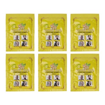 10 шт., 25 мл, шампунь для волос с имбирем, удаление седых волос, 9U