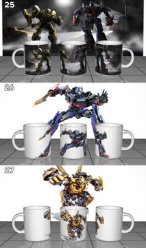 KUBEK TRANSFORMERS OPTIMUS PRIME + IMIE + KARTONIK
