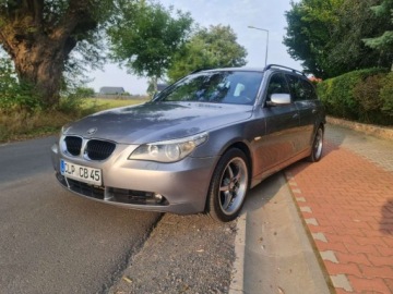 BMW Seria 5 E60 Touring 525 d 177KM 2005 BMW Seria 5 2.5 177Ps Navi Skora Panorama Alu Kombi Gwarancja 2.5 Diesel, zdjęcie 7