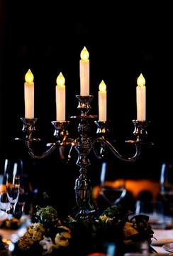 20 Szt. Świece dekoracyjne LED z klipsem+ pilot