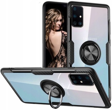ETUI HOLDER RING DO SAMSUNG GALAXY A71 +SZKŁO
