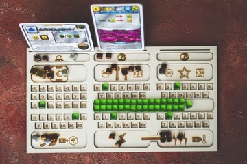 Доска игрока для игры Terraforming of Mars, 5 шт.