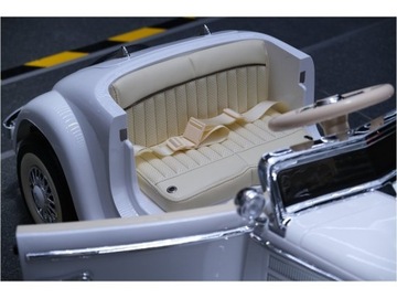 Mercedes 540K Белый аккумуляторный автомобиль