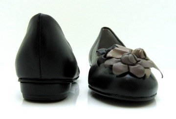 ЧЕРНЫЕ БАЛЕТКИ BRENDA ZARO ИЗ НАТУРАЛЬНОЙ КОЖИ Размер 36