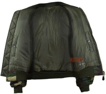 MIL-TEC КУРТКА ПИЛОТА MA1 FLYERS FLEK MORO WOODLAND 3XL