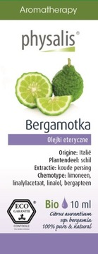 OLEJEK ETERYCZNY BERGAMOTKA (BERGAMOTE) ECO 10 ml