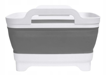 MISKA Z KORKIEM SKŁADANA SILIKONOWA TURYSTYCZNA CAMPINGOWA DO MYCIA NACZYŃ