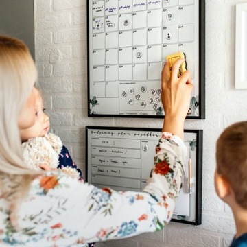 Planer suchościeralny miesięczny|40cm| NA LODÓWKĘ